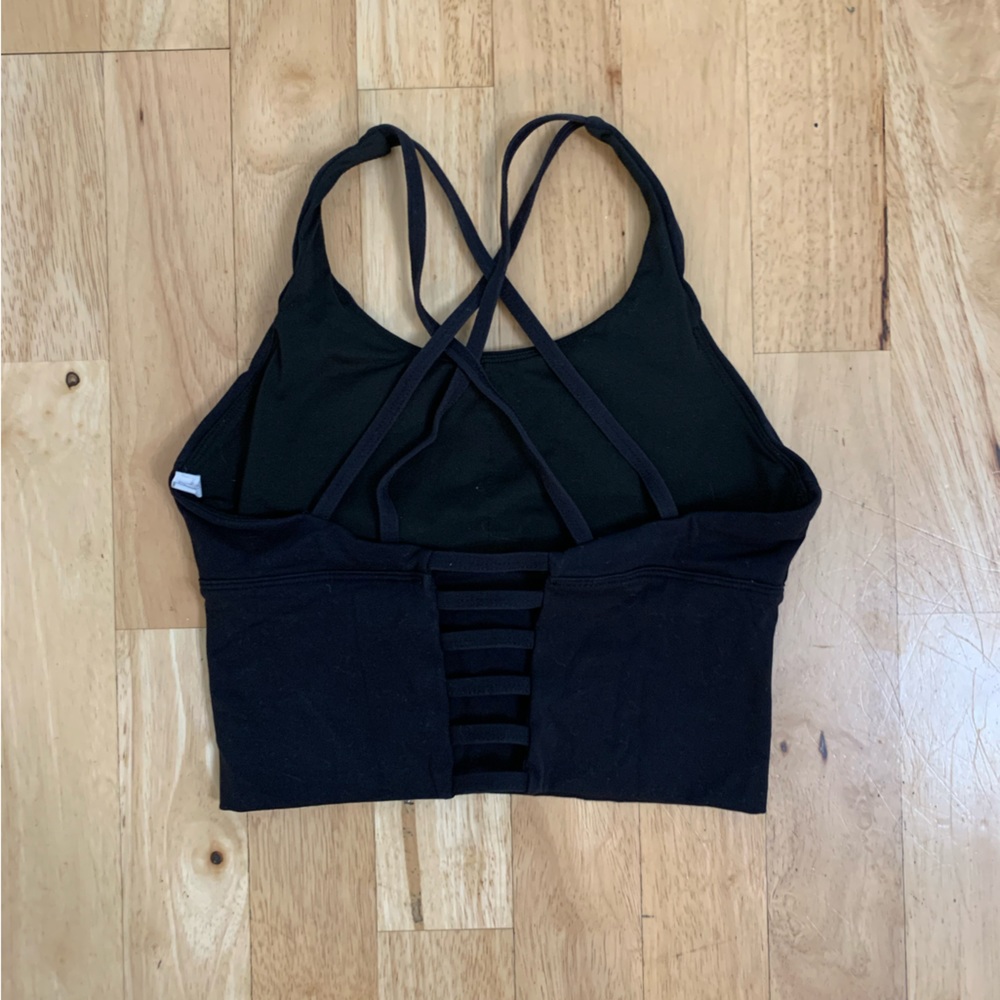 NVGTN black sports bra